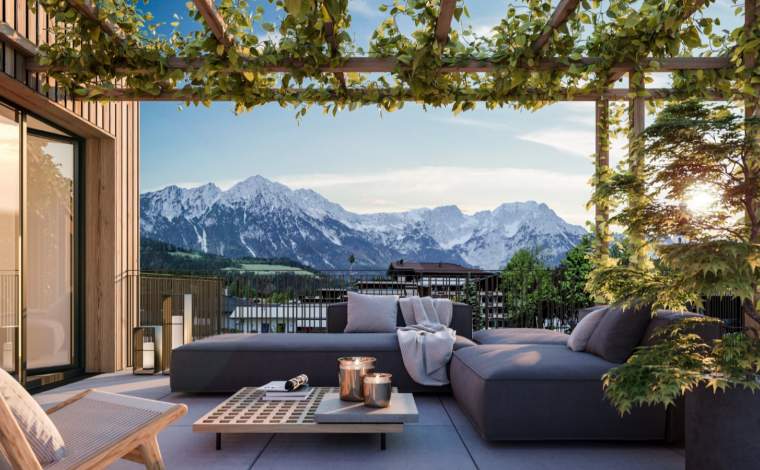 Visualisierung Terasse - Sommer 1
